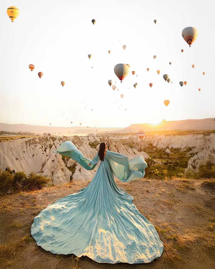 Side to Cappadocia Tour with Hot Air Balloon Ride
