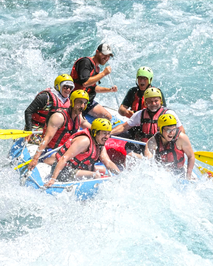 Rafting na rwącej rzece w Side