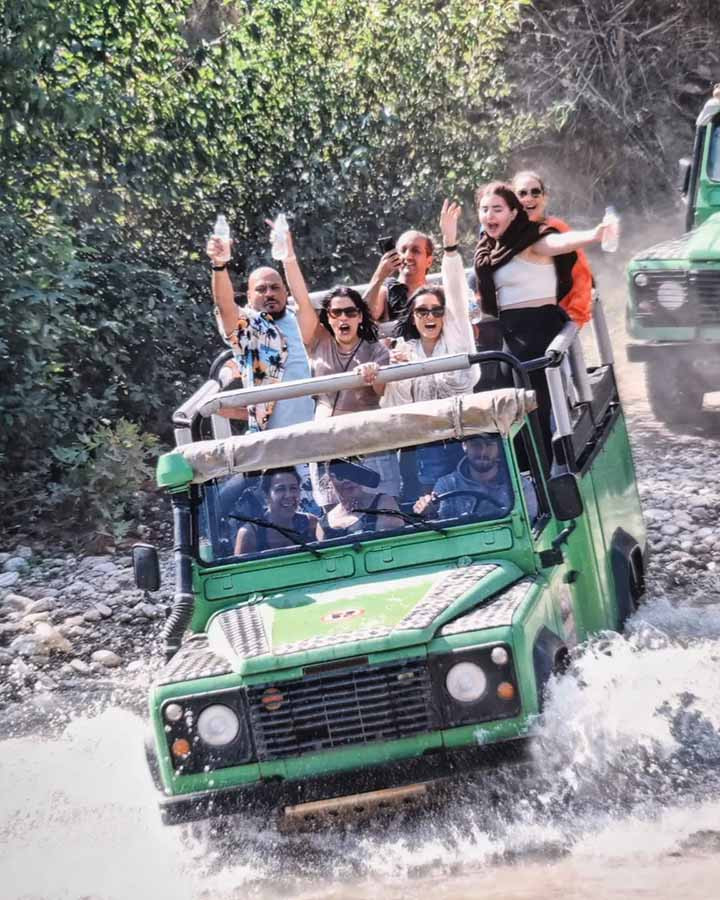 Kizilagac Mountain Jeep Safari and Rafting Package