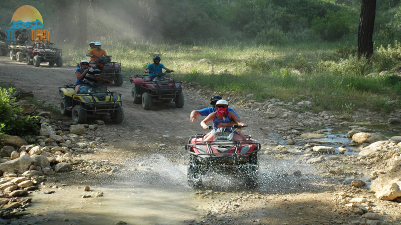 Quad safari and rafting in Side Turkey