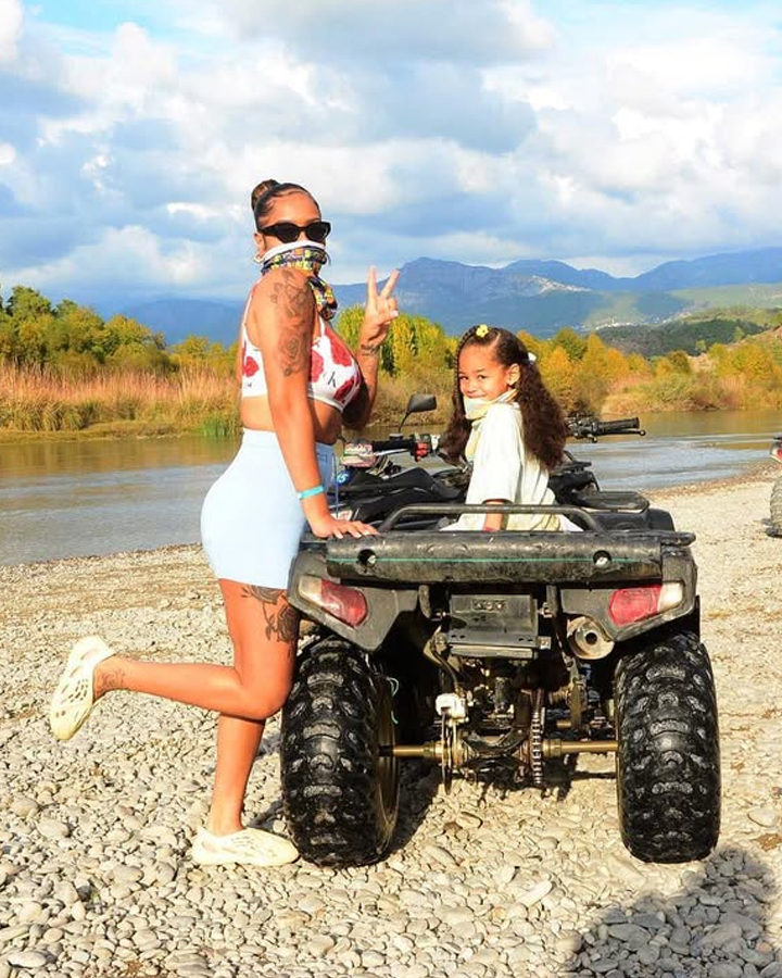 Family quad and rafting