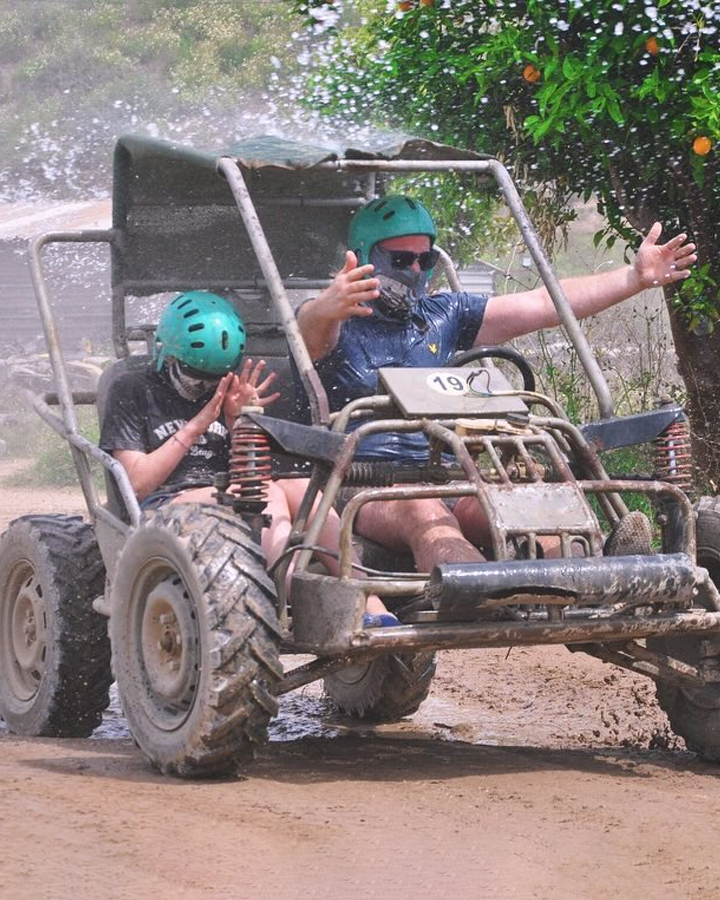 Buggy Safari and Rafting in Side for Families